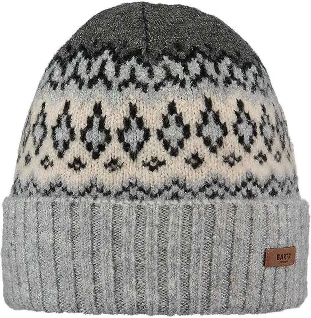 Bonnet Hiver Garçon Gris Barts Gregoris - Doublure Chaude 53-55 cm