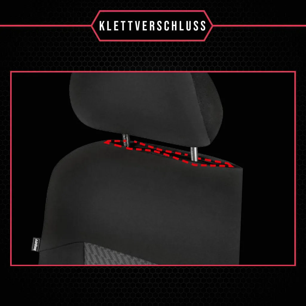 Coprisedili auto Set coprisedili auto grigio scuro per Dacia Duster - 3