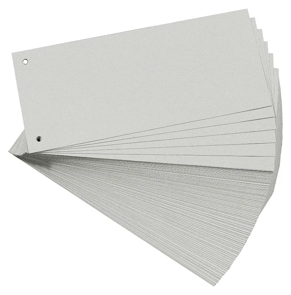 Intercalaires Premium 190g Gris Exacompta 13385B Format 105 x 240 mm