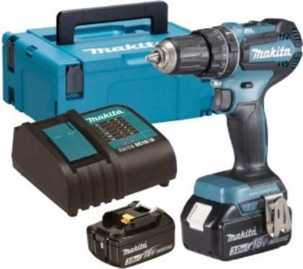 Makita DHP485SFJ kabelloser bürstenloser Schlagschrauber Li-Ion LXT 18V/3,0 Ah, Makpac