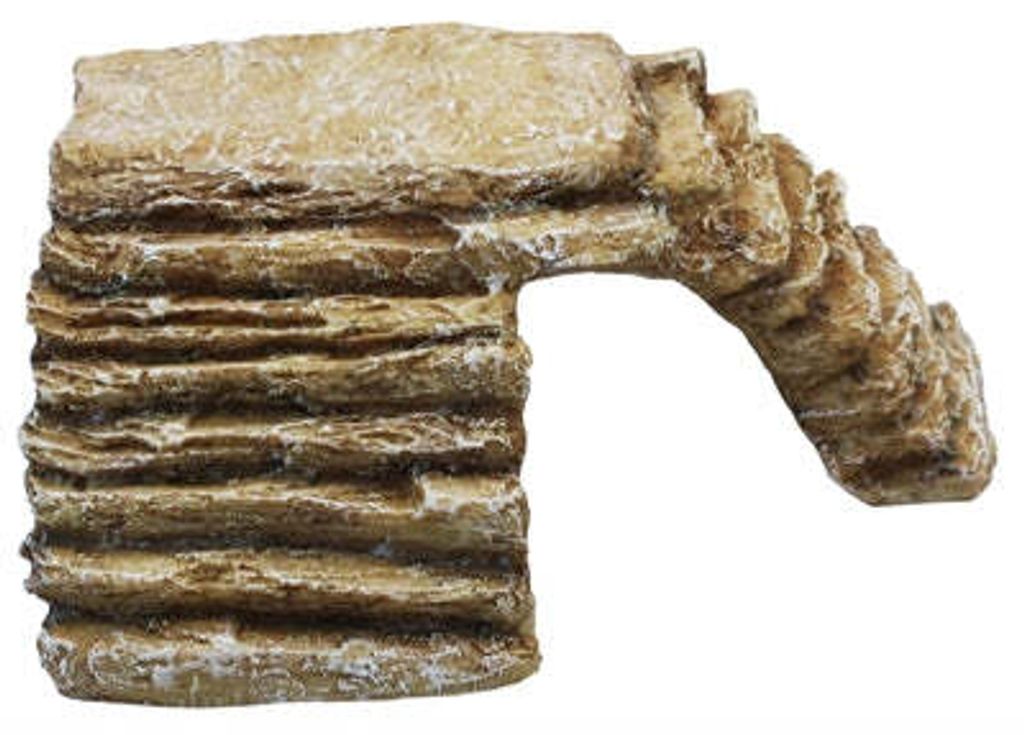 Komodo Ecktreppe mit Aussparung Sand