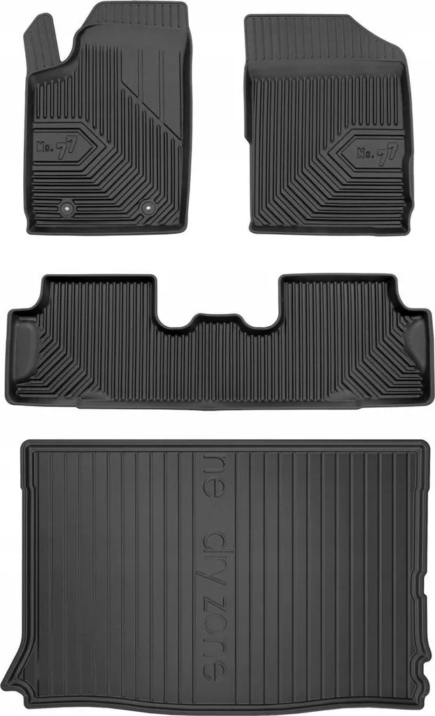 SET 77 Tappetini in gomma e copertura Citroen Berlingo 1 1996-2005
