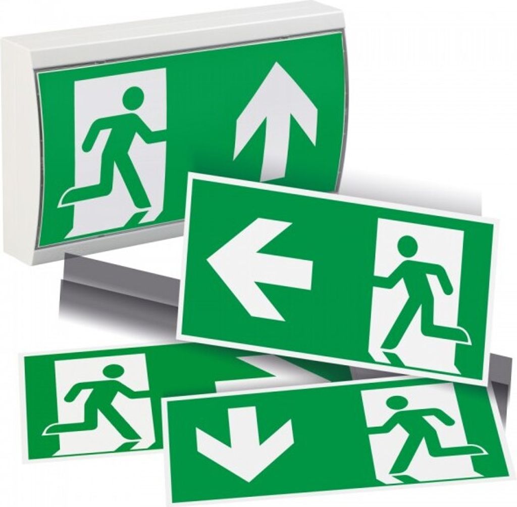 Dreifke CEAG Sicherheitsleuchte SV Euro 1L LED, Notlichtdauer 1h, inkl. 4 Pi...