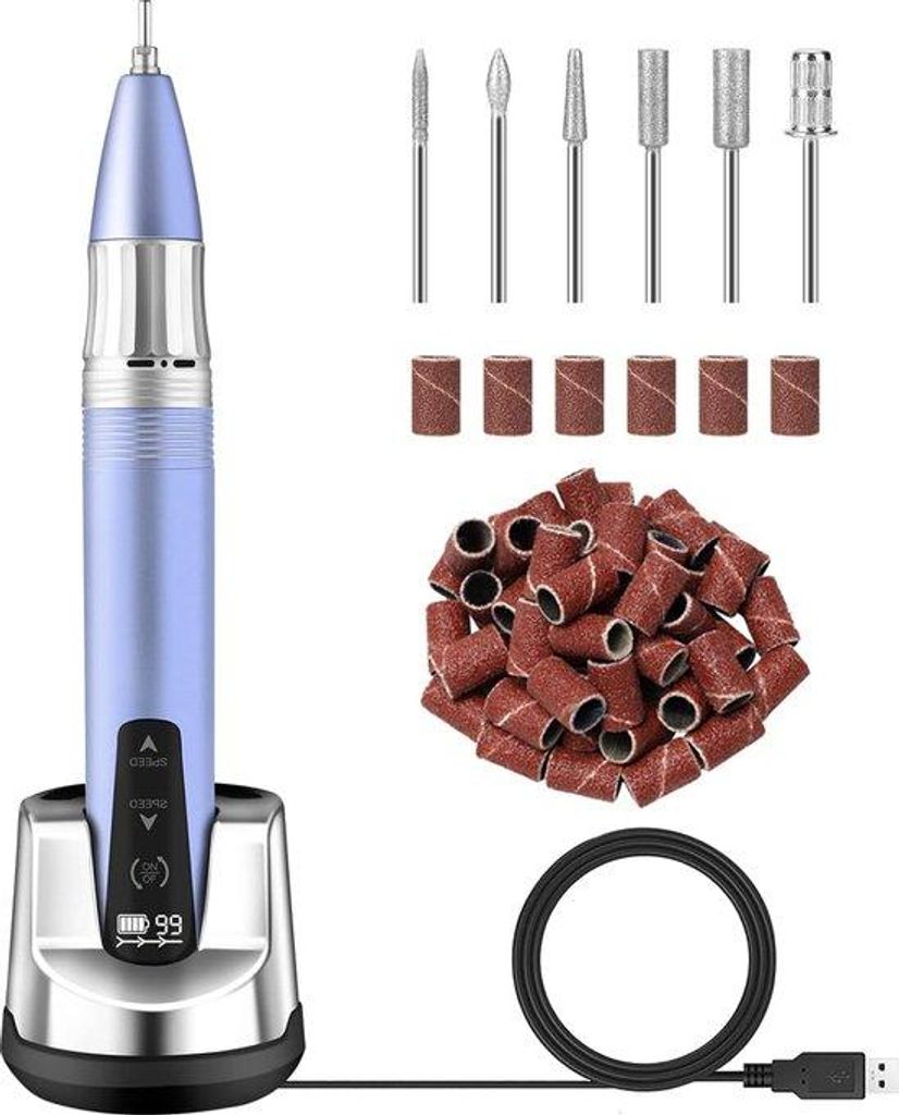Unyqoos® Elektrischer Nagelfräser 0–35.000 U/min, Produktbild 