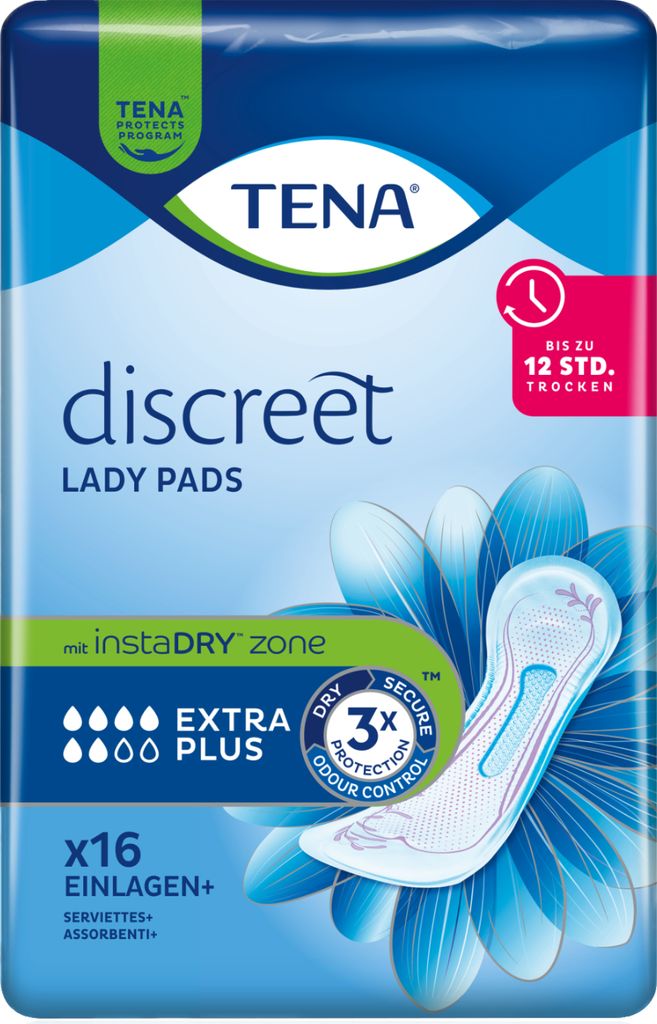 TENA LADY - Discreet Extra Plus - 16Stk. Produktbild 