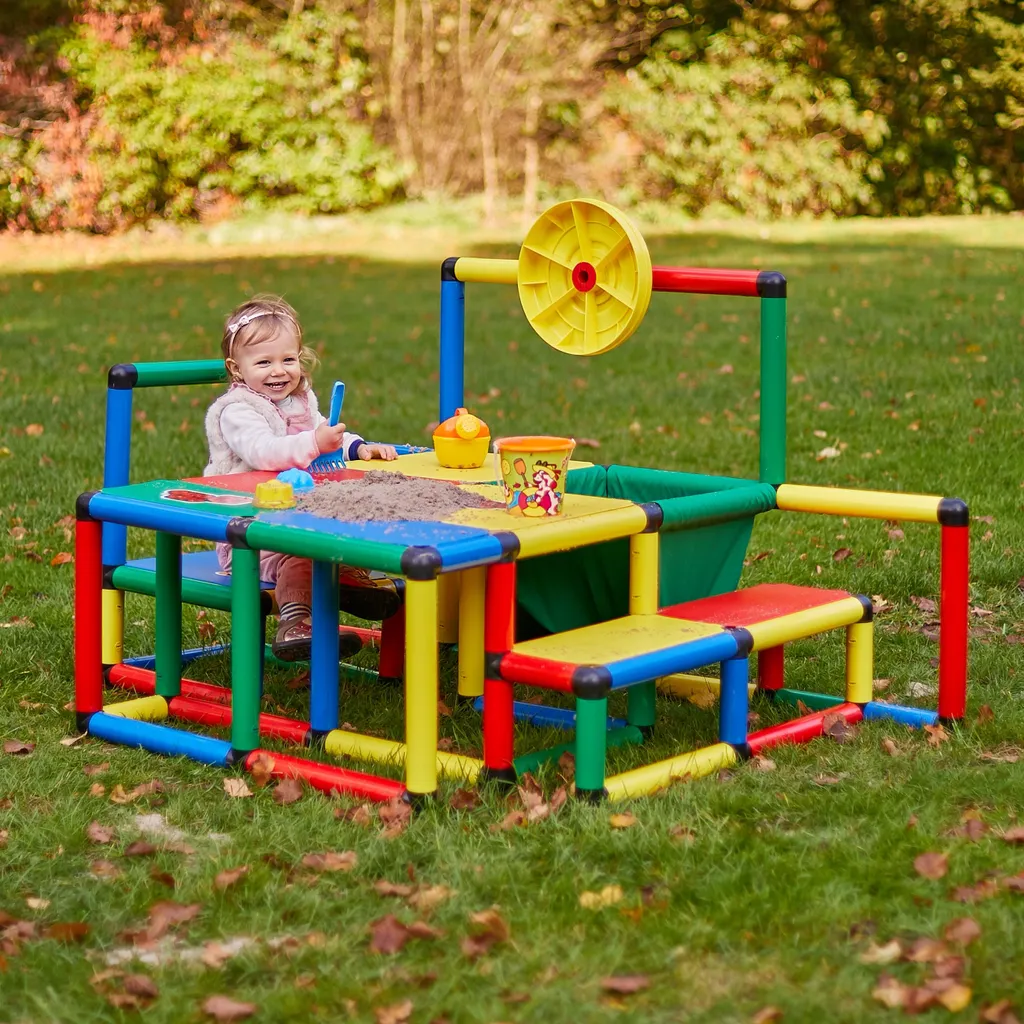 Meuble enfant modulable et aire de jeux intérieure Quadro Kit L 345 pcs