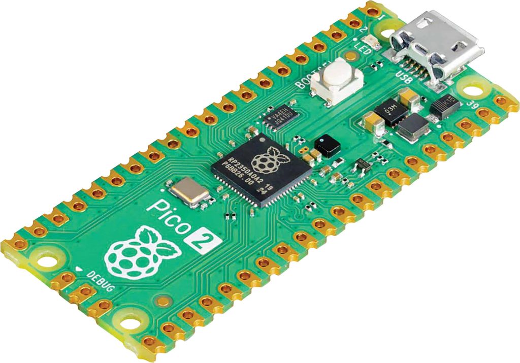 Carte de microcontrôleur Raspberry Pi Pico 2, RP2350 Image du produit 