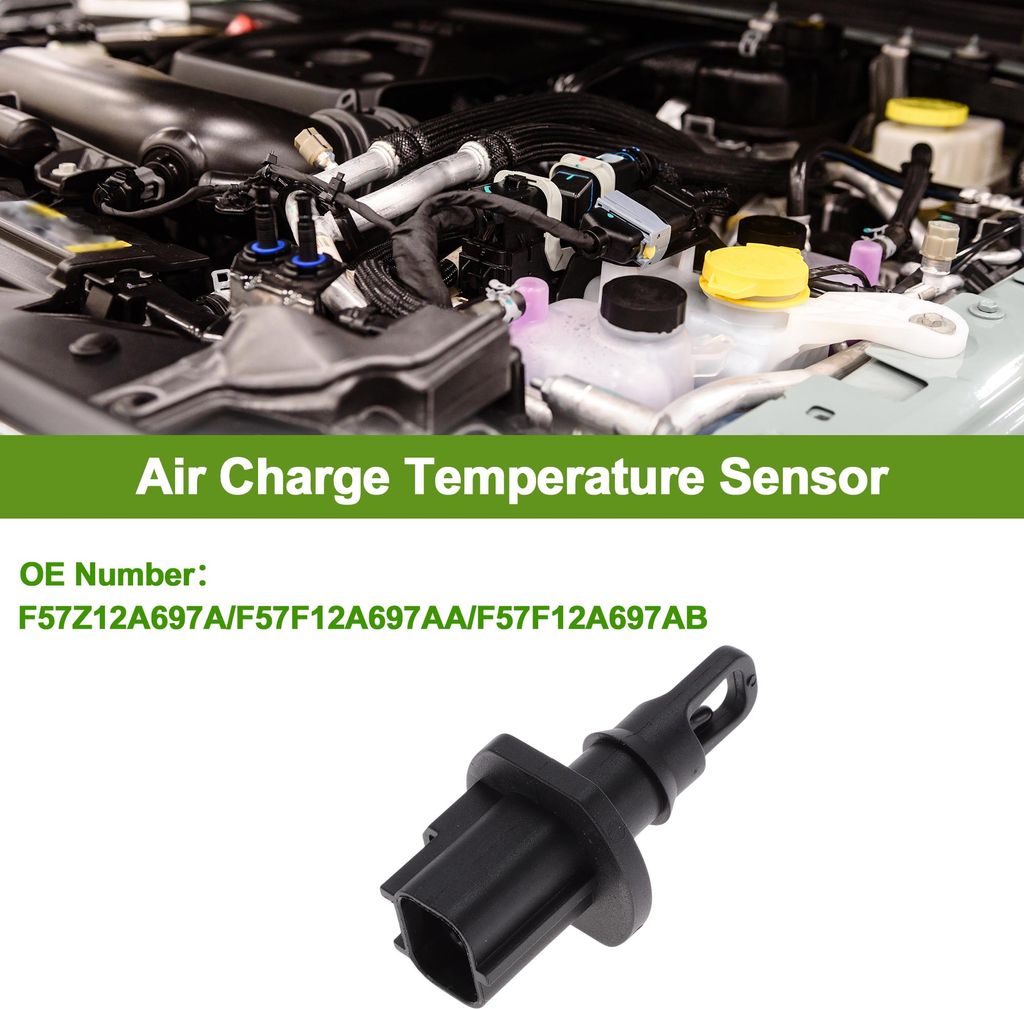 Nr. F57Z12A697A Ladelufttemperatursensor für Ford Mondeo Mk1 Saloon 1.6 I 16V 1993-1996 Ansauglufttemperatursensor 1 Stk