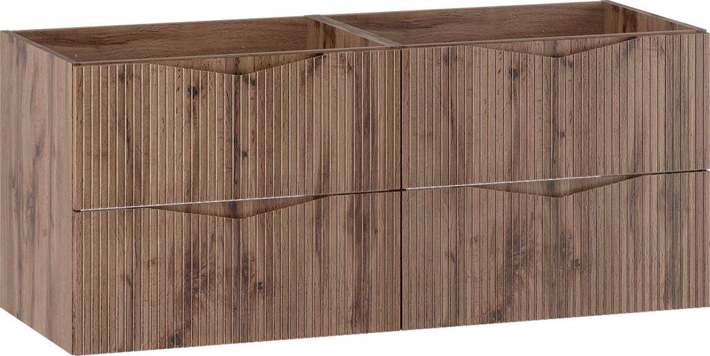 Waschtischunterschrank 120cm Tao mit 4 Schubladen, Holzoptik