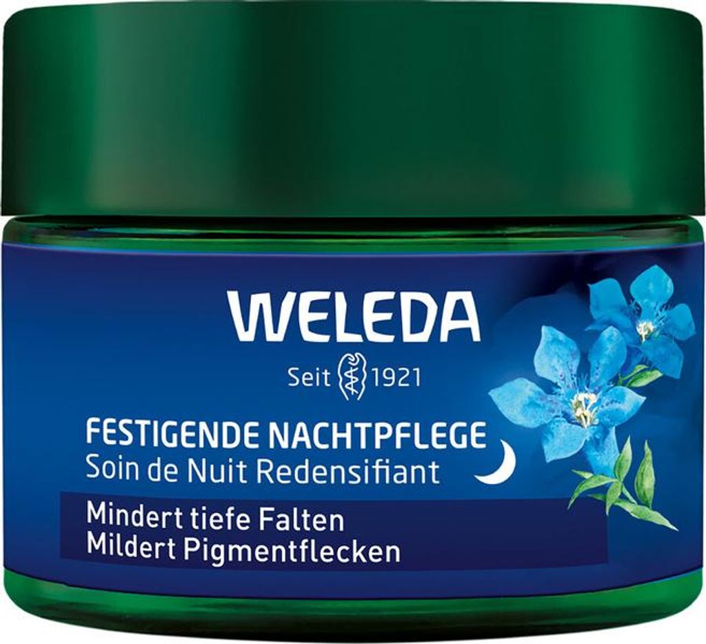 WELEDA Konturierende Nachtcreme mit Enzian und Edelweiß Produktbild 