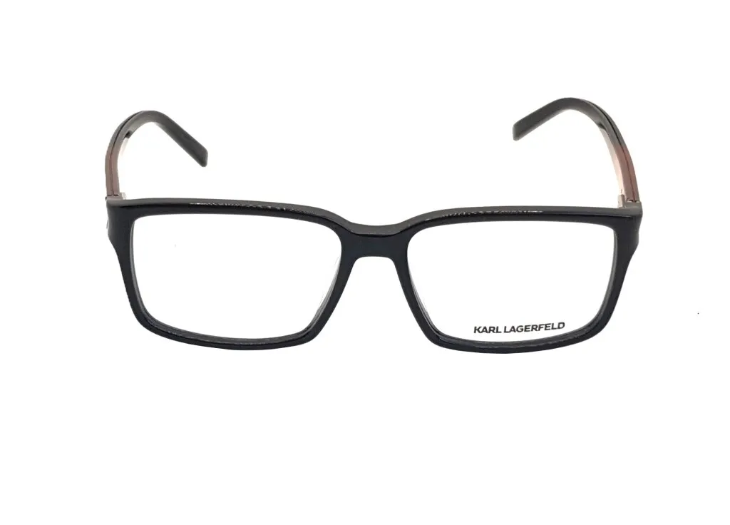 Monture de lunettes pour hommes Karl Lagerfeld KL816 Noir Taille 55mm