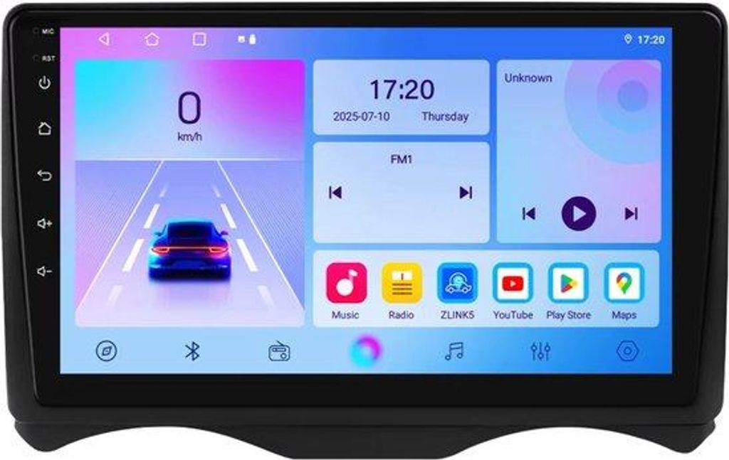 Autoradio mit Bluetooth und CarPlay für Citroën C2 und C3 (2002–2006) – Kompatibel mit Apple und Android – Stereoanlage mit Navigationssyst...