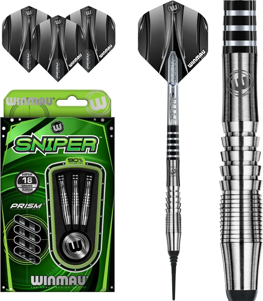 Winmau Sniper Fléchettes Souples 2014 - Set de 20g Précision Tungstène
