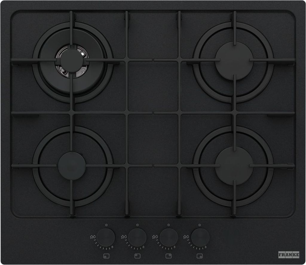 Franke MARIS FHMA 604 3G DC MB C Schwarz Integriert 59 cm Gaskochfeld 4 Zone(n)