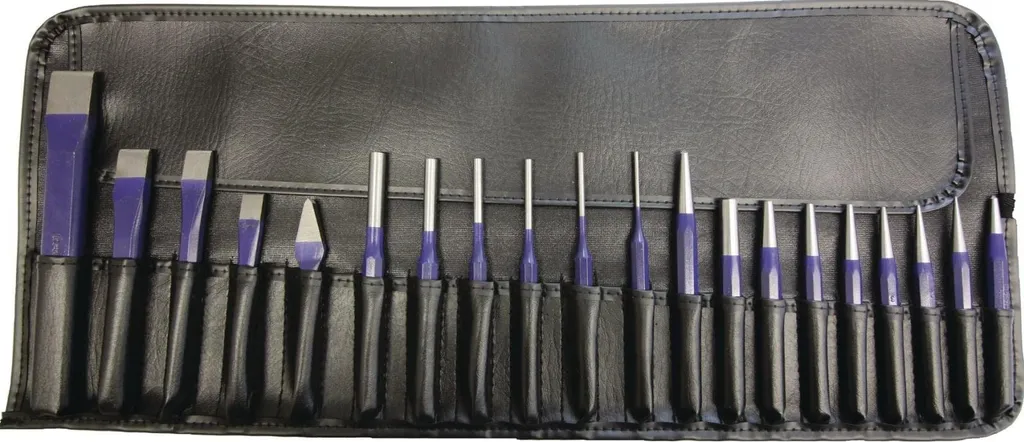 Kit outils 20 pièces pour mécanique auto et moto en trousse textile