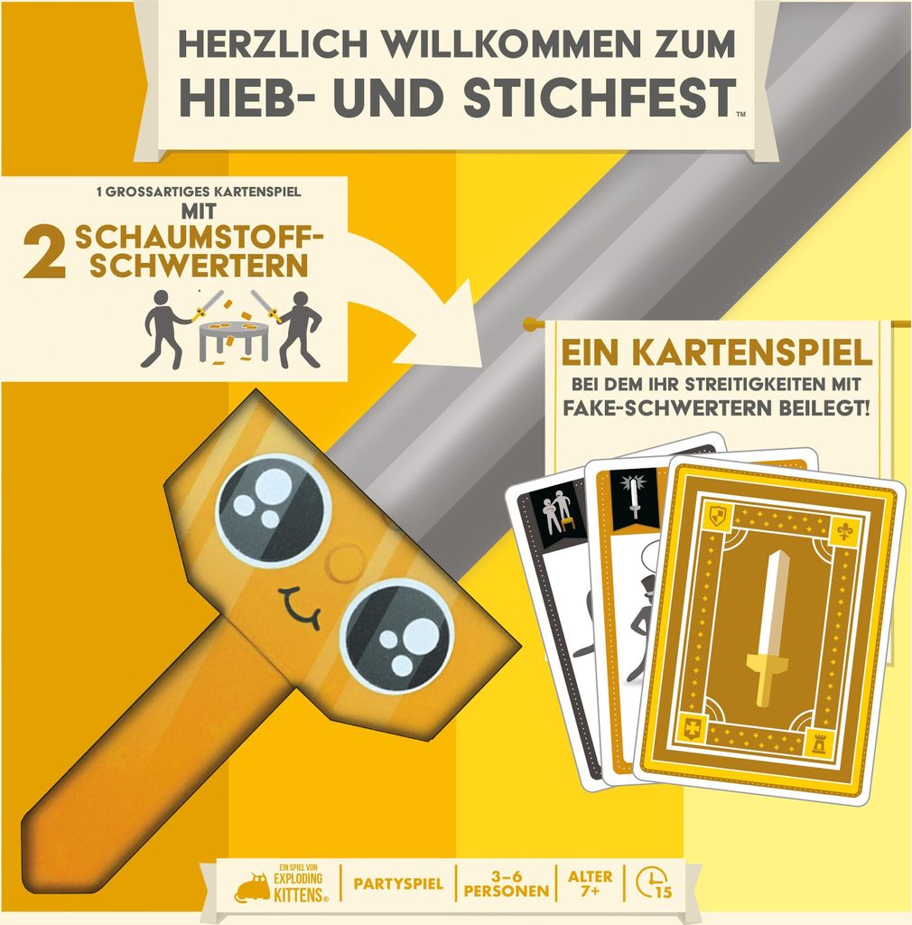 Herzlich Willkommen zum Hieb- und Stichfest Produktbild 