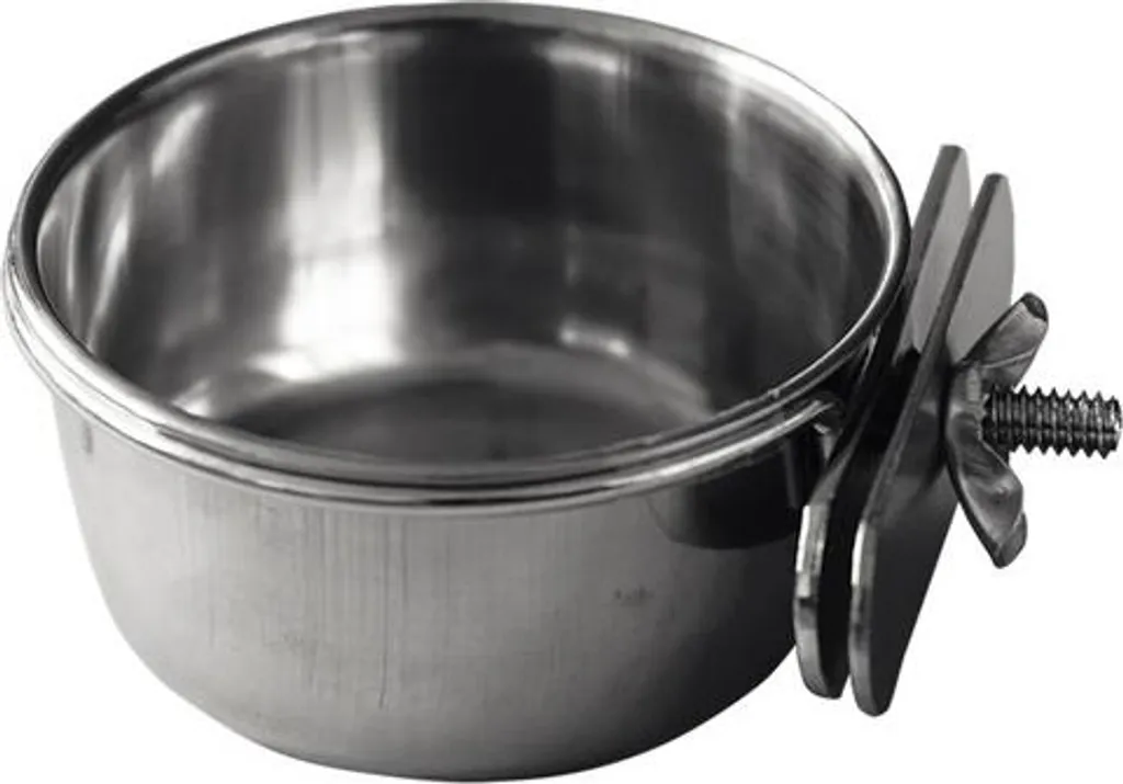 Nobby 38021 Ciotola Inox con Supporto a Vite 9cm - 0,30L Professional