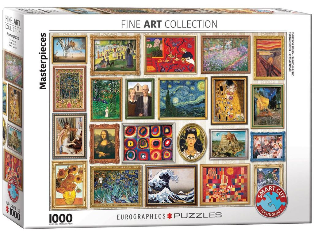 Eurographics Puzzle Peinture Collage, Art, 1000 pièces, 68 Image du produit 