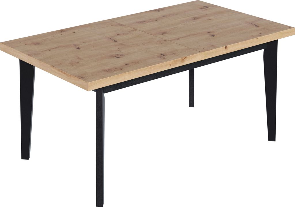 Furneo | Esstisch Ausziehbarer - 100x200/300 cm - Artisan Eiche - Skandinavisches Design - Stabil und stilvoll - für Küche und Esszimmer – Loft