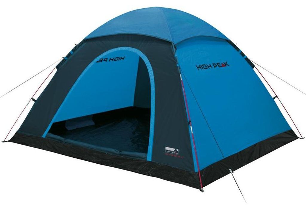 High Peak - Zelt "Monodome", 4 Personen MR78250 (Einheitsgröße) (Blau/Grau)
