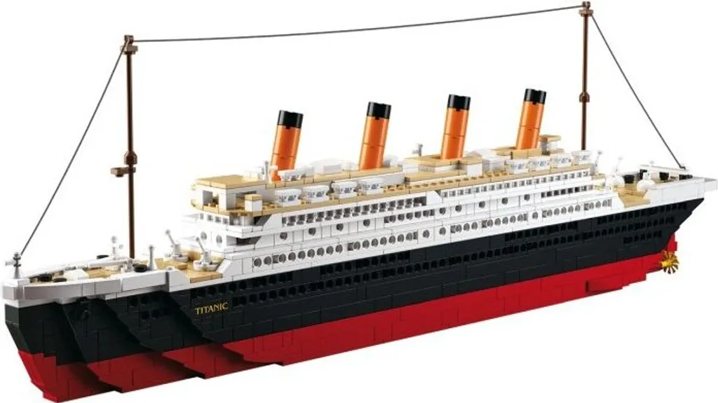 Construire le Titanic Géant Sluban Maquette Réaliste Haute Qualité