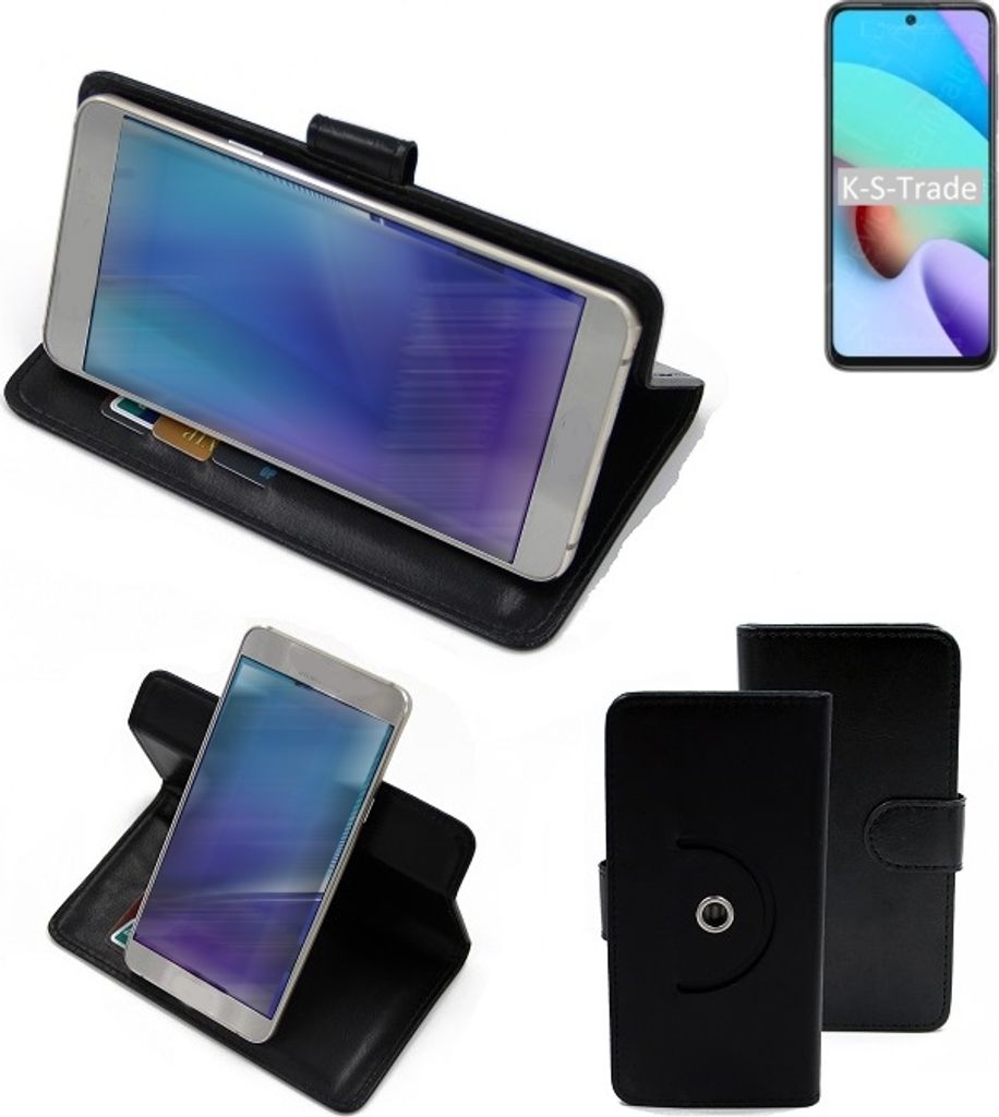 K-S-Trade Case Schutzhülle Handyhülle kompatibel mit Xiaomi Redmi 10 2022 Flipcase Smartphone Cover Handy Schutz Tasche Klapphülle Walletcase