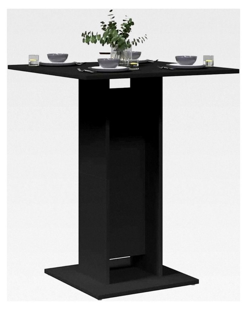 Bistrotisch Schwarz 60 x 60 x 75 cm