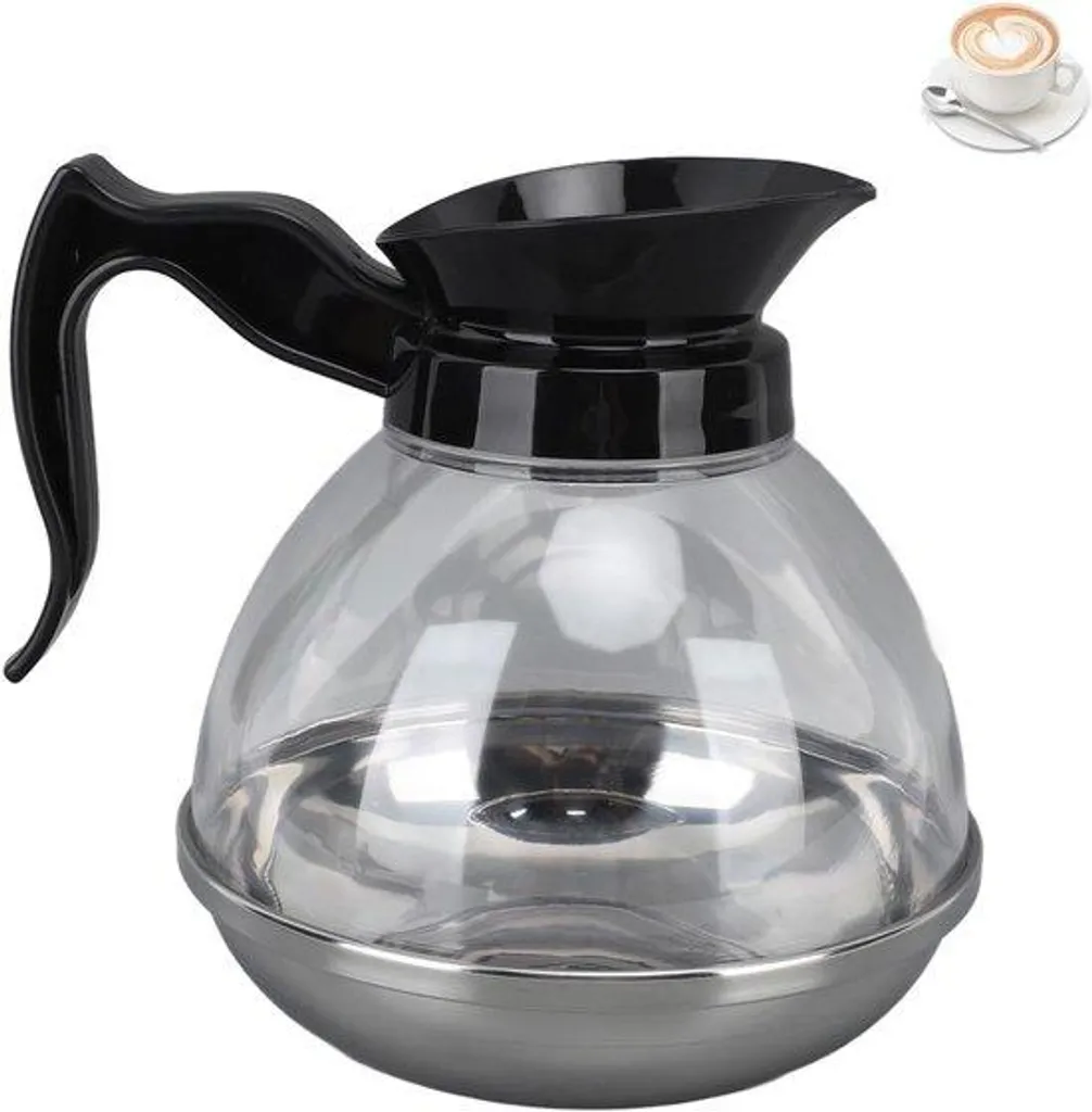 Pot à café ABS anti-casse 1,2L : fini les carafes en verre brisées