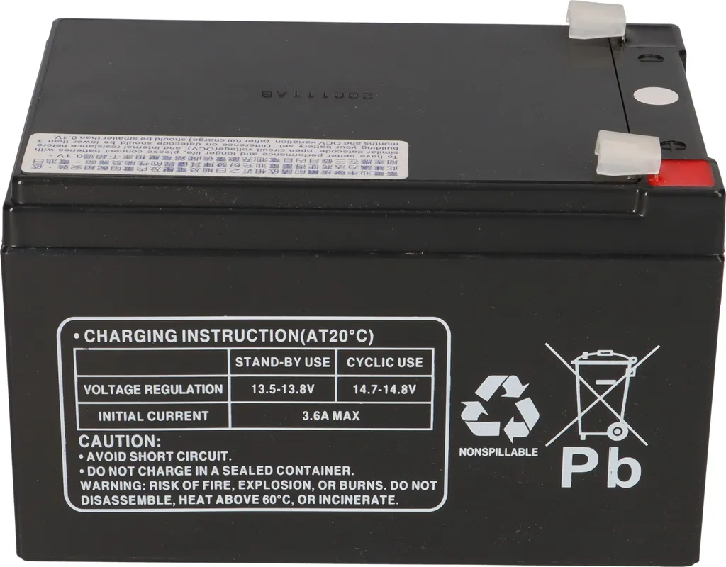Batterie 12V 12Ah Multipower MP12-12C Résistant au Cyclage Faston