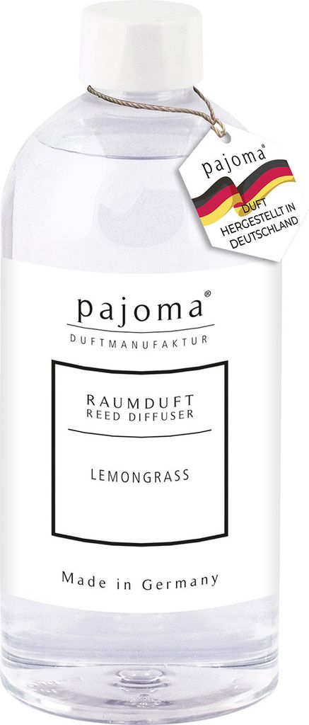 pajoma Raumduft Nachfüllflasche 500 ml, Lemongras | Nachfüller für Lufterfrischer