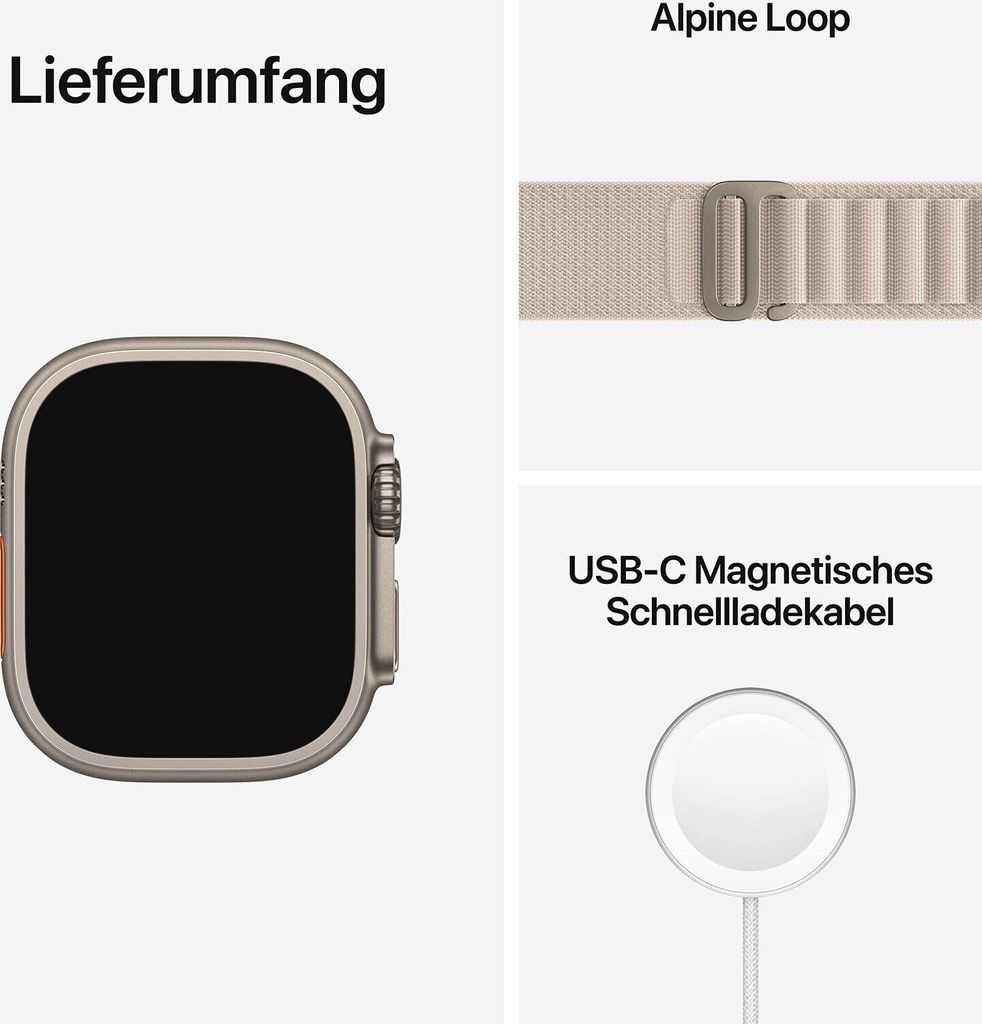 Apple WATCH Ultra 49mm GPS+Cellular titanové pouzdro Alpine Obrázek produktu 6