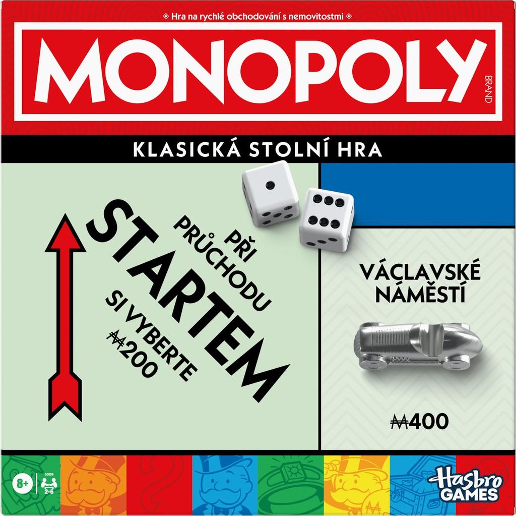 HASBRO - MONOPOLY Klassische CZ-Version