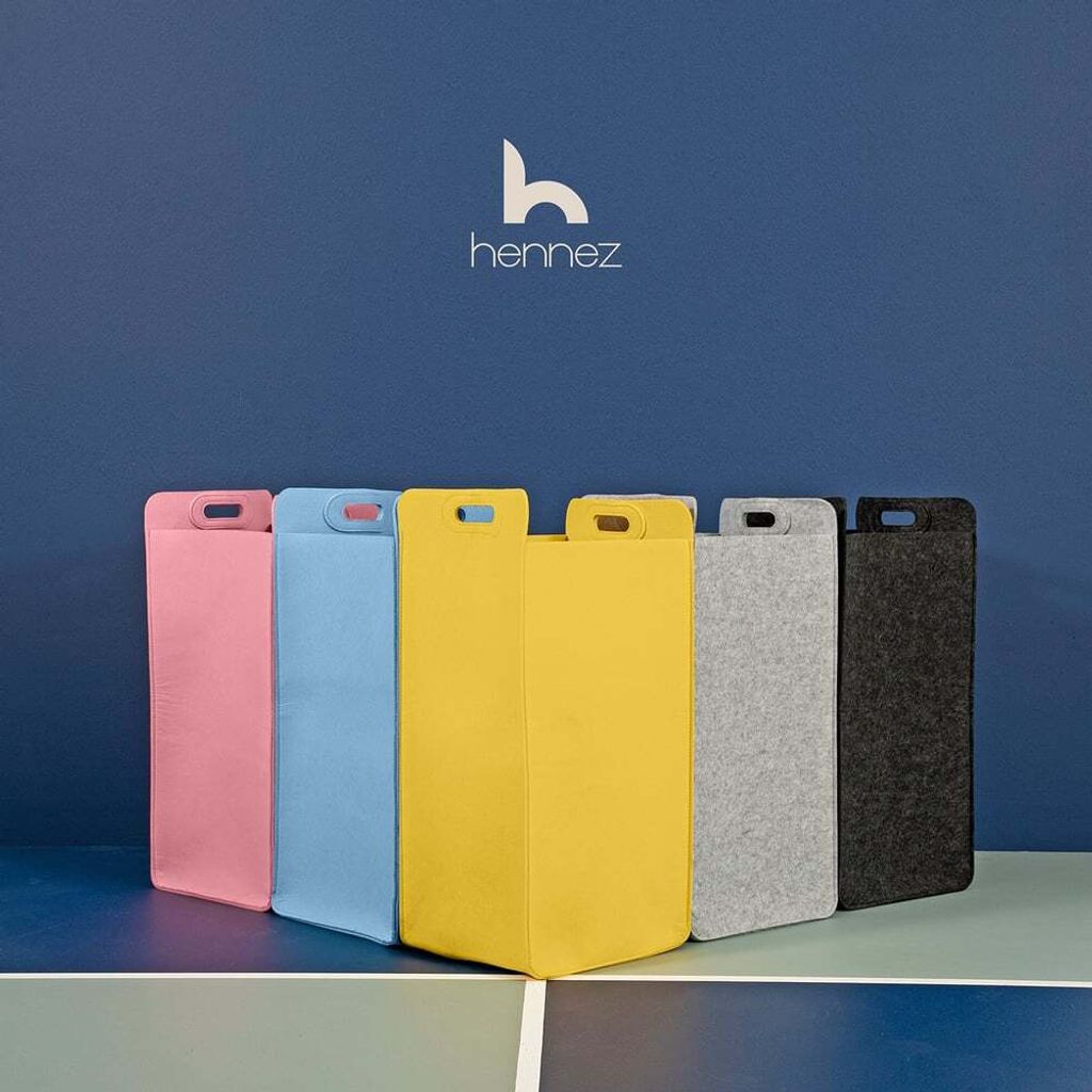 HENNEZ Filz-Aufbewahrungskorb "Katy", 75 l - platzsparend, Produktbild 