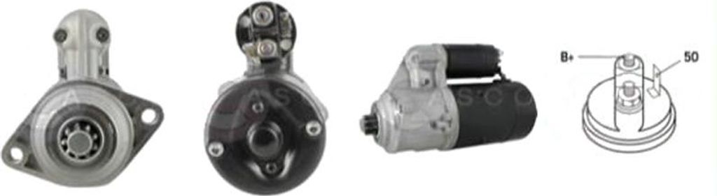 CASCO CST10290AS Starter Anlasser 0,70kW für VW TRANSPORTER Produktbild 