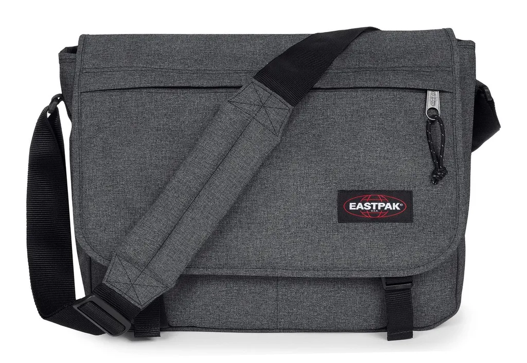 Eastpak Delegate + Black Denim Sac Bandoulière Ordinateur Portable Noir