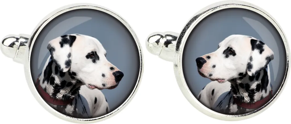 Cufflinks Dalmatin Art-Dog - Accessori Camicia Nickel Free