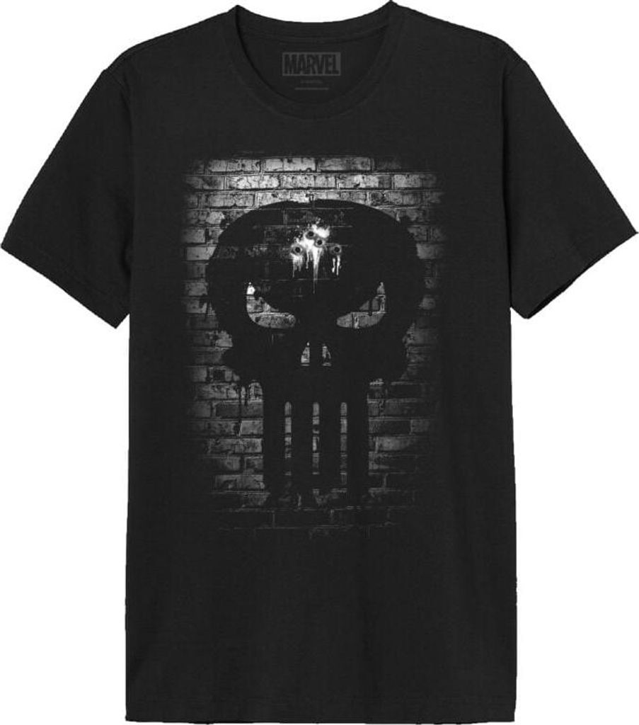 The Punisher T-Shirt Herren Bricks schwarz XXL