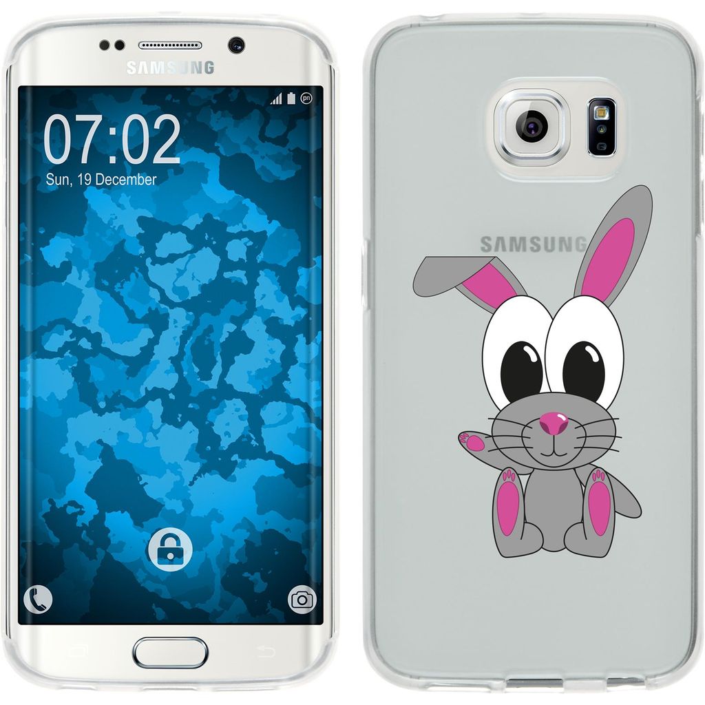 PhoneNatic Case kompatibel mit Samsung Galaxy S6 Edge Silikon-Hülle Cutiemals M4