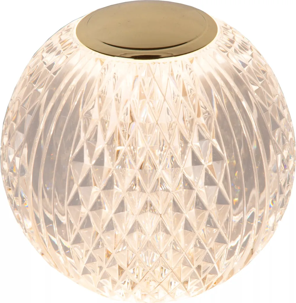 Petite lampe boule décorative LED Cintra Lucide 11 cm pour salon chic