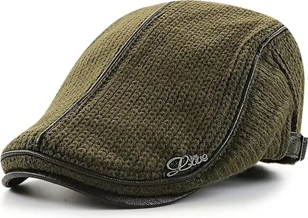 Berretto Melvin Uomo Verde Elegante - Cappello Visiera KP26030 Qualità