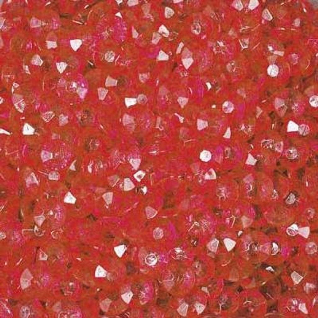 Deco Brillanten flach Acryl 9mm. 333ml. ROT