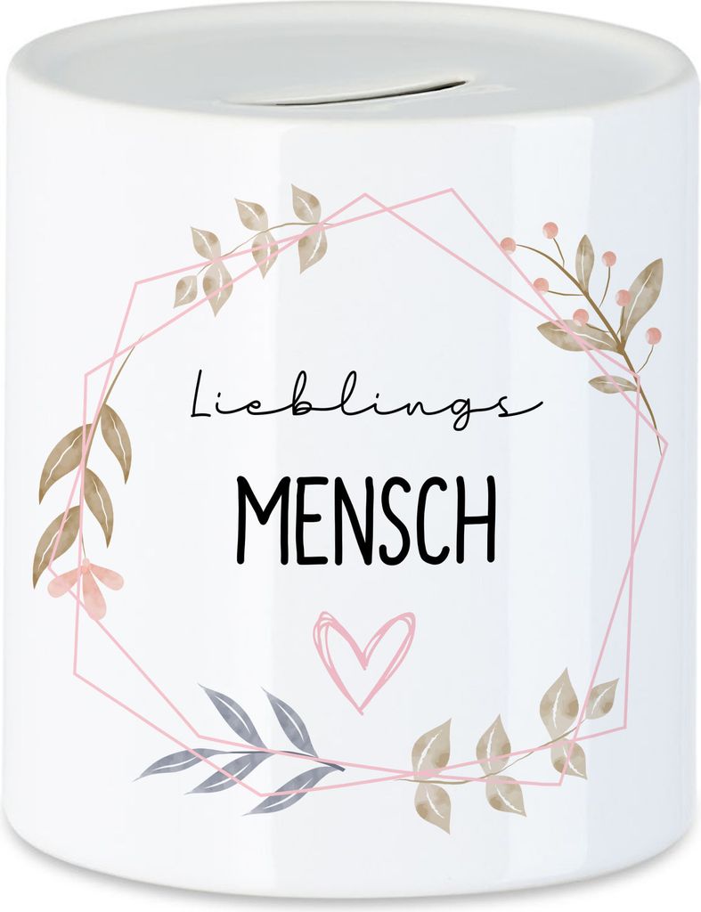 Lieblingsmensch Spardose Beste Freundschaft Freund Freundin Geschenkidee