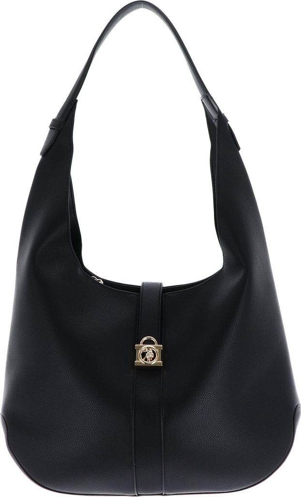U.S. POLO ASSN. Schultertasche Winterberry Hobo Bag Black schwarz