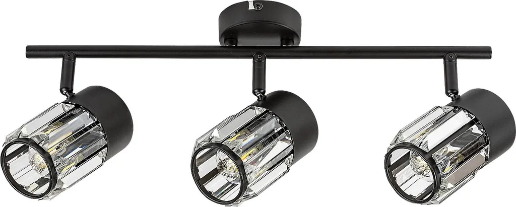 Rabalux Venaro 73061: Faretti Orientabili E14 Vetro e Metallo Nero