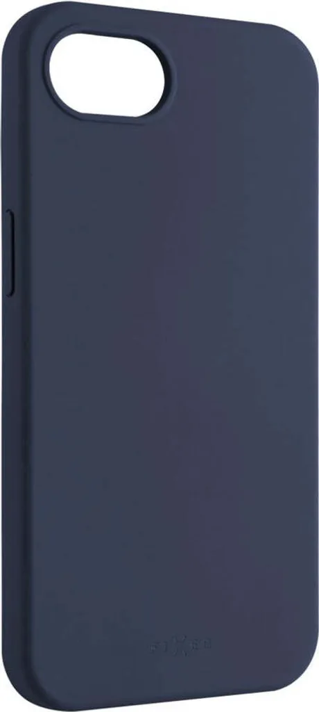 Coque silicone iPhone 16e Fixed MagFlow, étui de protection bleu