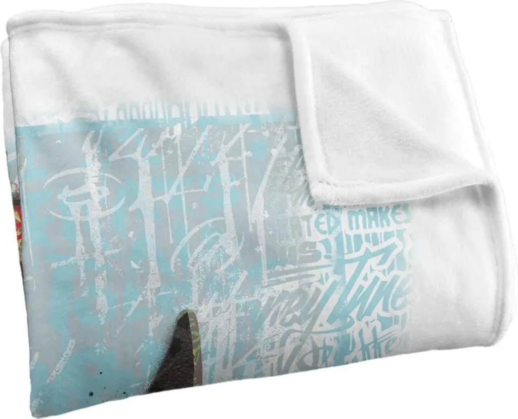 Plaid de Lit Looney Tunes Graffiti - Couverture Douillette Multicolore - 3