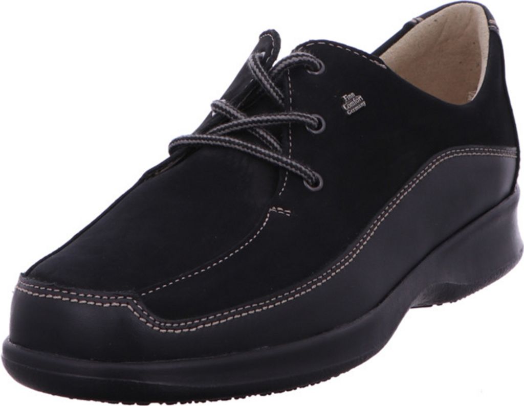 Finn Comfort Komfort Schnürschuhe Damen 323034393535 Schwarz 39 EU