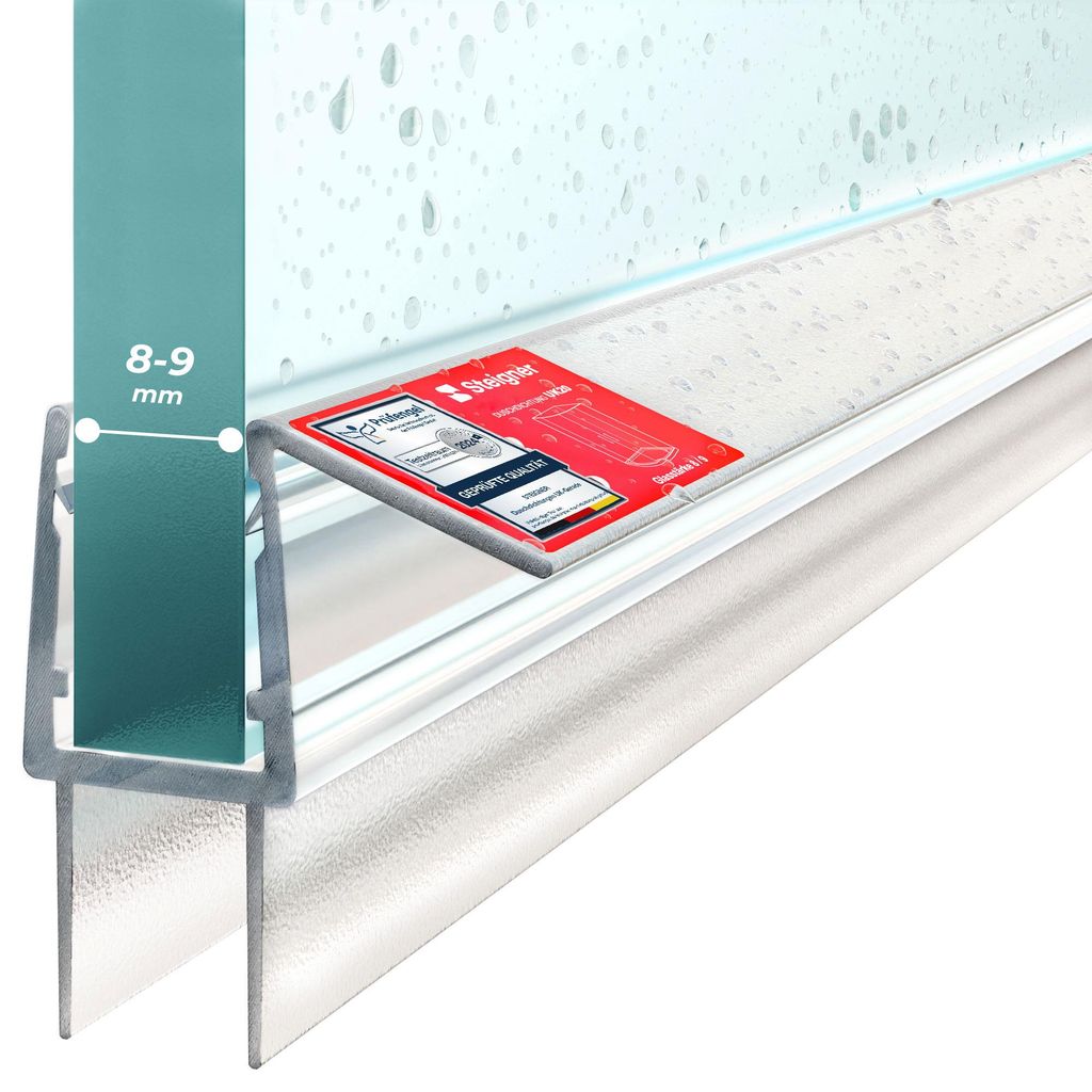 STEIGNER Duschtürdichtung UK20 110 cm (1 Stk.) Transparent Produktbild 