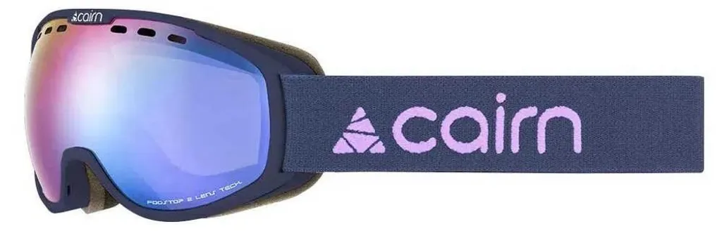 Lunettes de ski Cairn Blaze M Pure Spx3 Violet Argent CAT3 pour Adulte