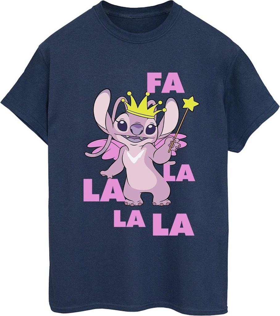 Disney - "Angel Fa La La" T-Shirt für Damen BI30584 (M) (Marineblau)